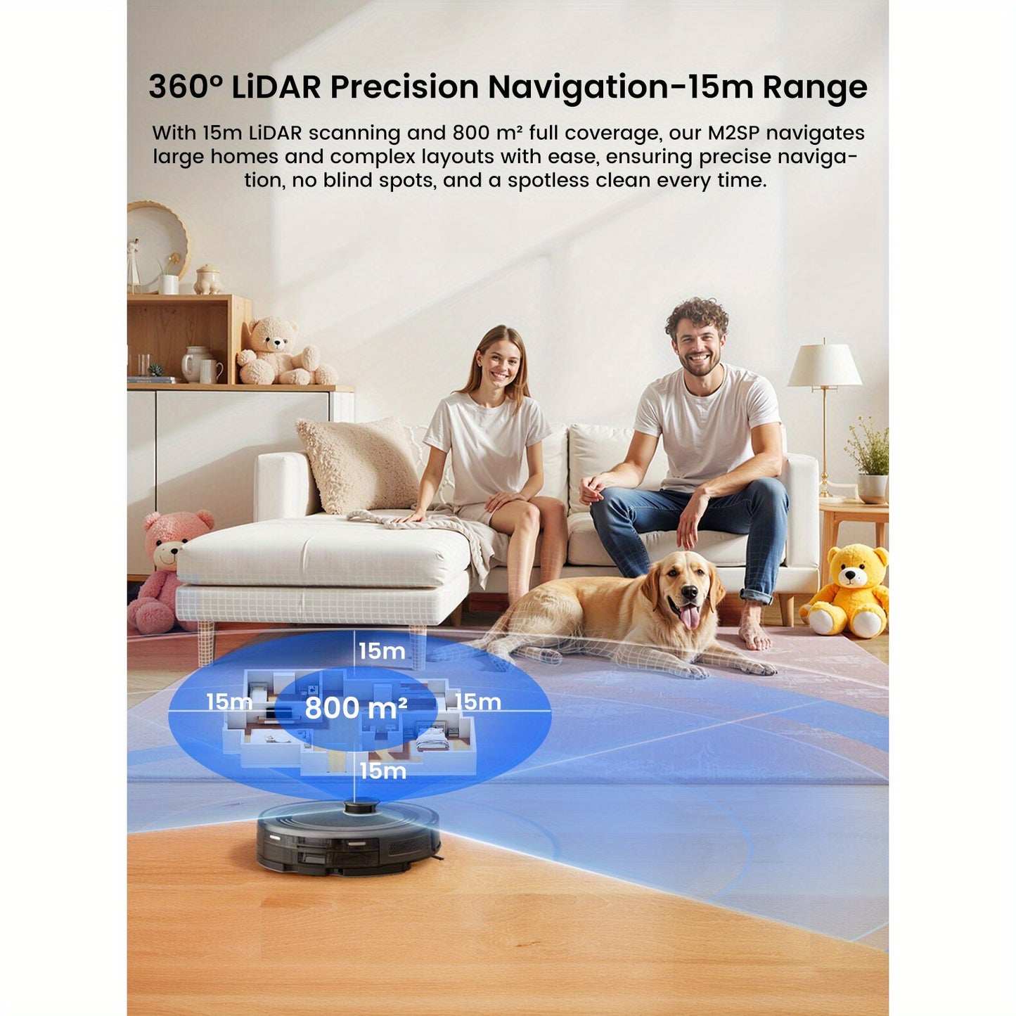 Robotstofzuiger – Robot Cleaner – Robot Veegmachine – Robot Dweilmachine – Slimme Stofzuiger – Zwart – 5200 mAh Batterij – 3D Obstakelvermijding