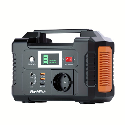 Draagbare Powerstation – Mobiele Generator – Zonne-accu – Noodstroomsysteem – Camping Batterij – 200W Met 60W Zonnepaneel – 2160Wh LiFePO4 Accu – 2400W Hoog Vermogen