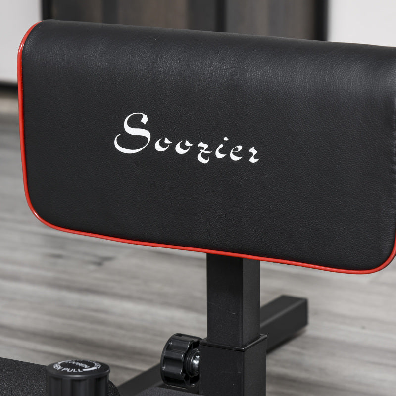 Squattrainer – Sissy Squat Trainer – Beentrainer – Buikspiertrainer – Fitnessapparaat – Verstelbaar tot 120 kg – Duurzaam Stalen Frame – Comfortabele Opvulling