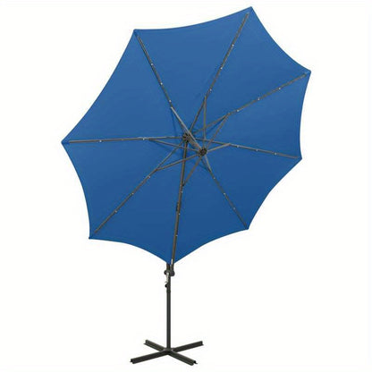 Zwevende Parasol – Lichte Parasol – Vierkante Parasol – Blauw Azure Parasol – Stevig Metalen Frame – Vented Top Voor Comfort