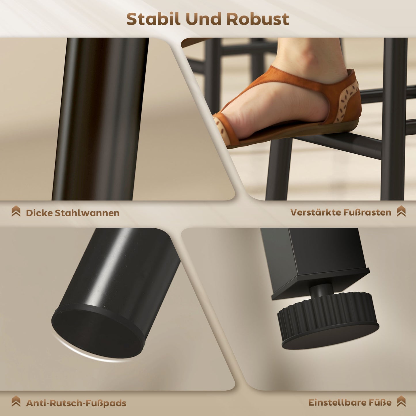 3-laagse plantenstandaard – plantenrek – bloemenrek – plantenhouder – plantenbak – Blauw-wit – duurzaam PVC – compact design