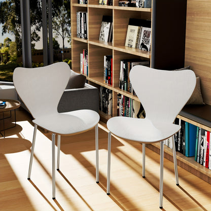 Set van 4 Stapelbare Eetkamerstoelen – Plastic Keuken- en Woonkamerstoelen van Polypropyleen – Zwart, Duurzaam en Modern