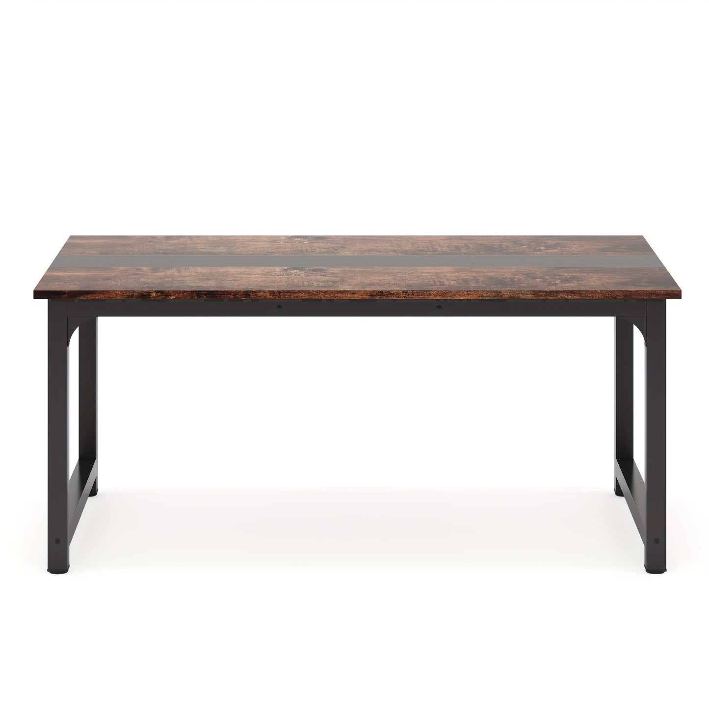 Bureau – Vergadertafel – Werkplek – Computertafel – Schrijftafel – Modern Houten Design – 160x80 cm – Bruin Houtnerf