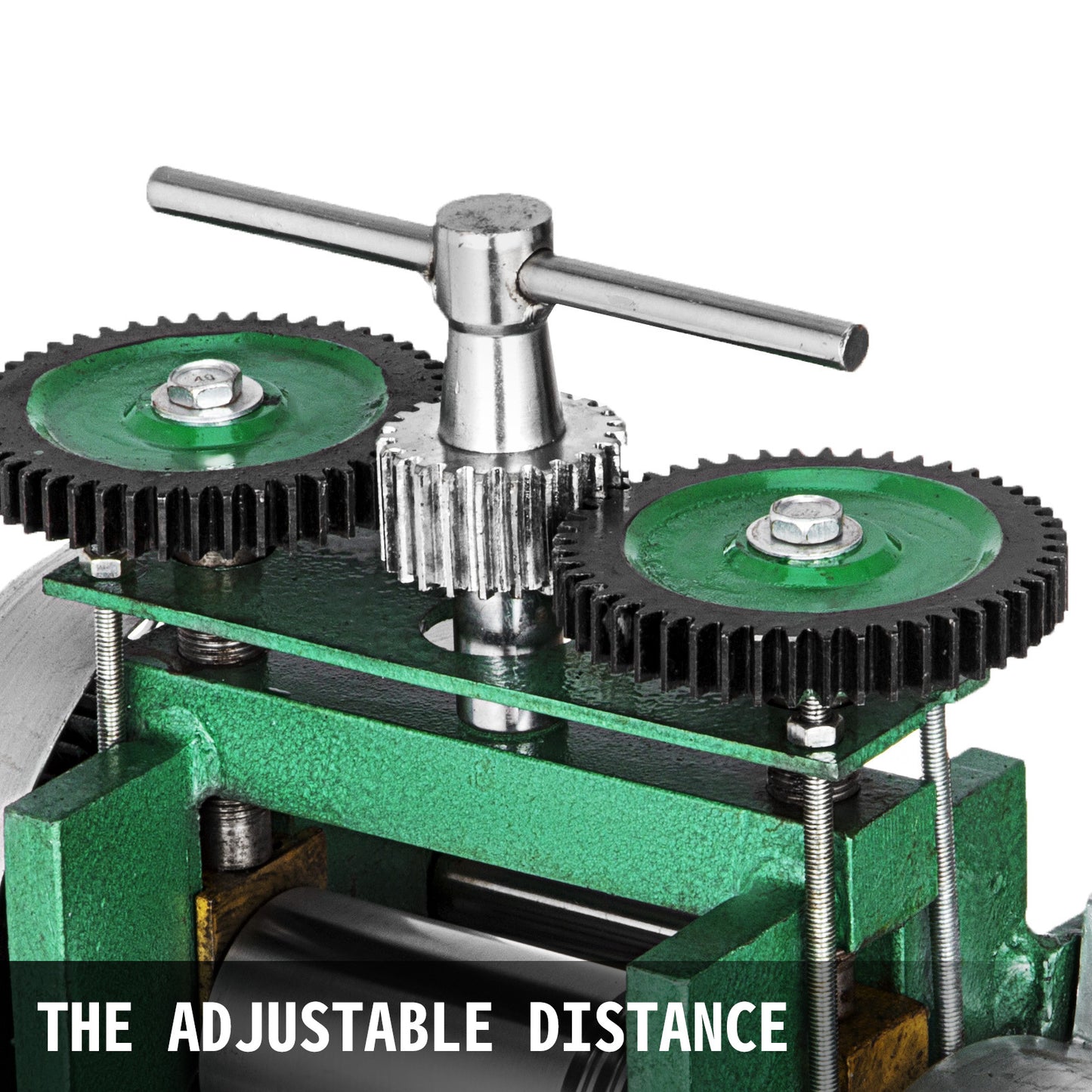 Rollerspers – Metaalwals – Juwelierswals – Walsmachine – Metaalroller – 120 mm Breedte – 4:1 Overbrengingsverhouding