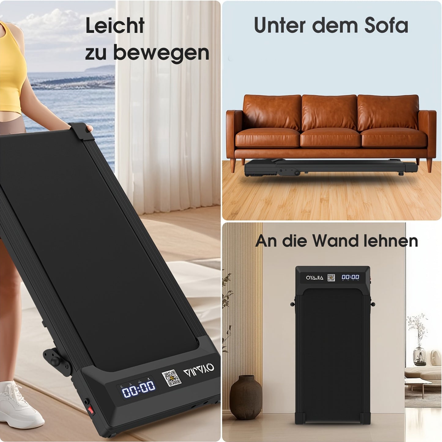 Loopband – Wandelband – Fitnessband – Hardloopband – Thuisgym – Verstelbare Hellingshoek – Stille 0,65 PK Motor – Breed Loopvlak 39x90 cm