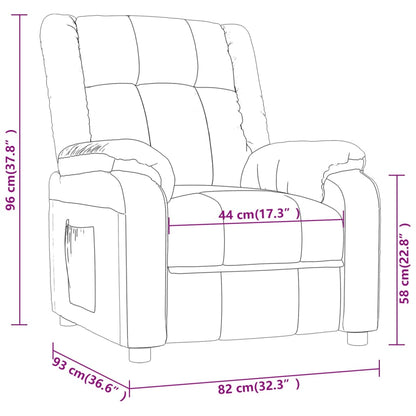 Verstelbare Fauteuil – Relaxstoel – Lounge Stoel – Leunstoel – Zithoek Stoel – Donkergroen – 3-standen Verstelbare Rugleuning en Voetsteun – Ademend en Onderhoudsvriendelijk Stofmateriaal