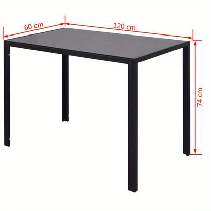 Eetkamerstoel – Eetkamerstoelenset – Stoel – Keukenstoel – Kuipstoel – Set van 7 – Zwart – Comfortabele Stoelen – Modern Design