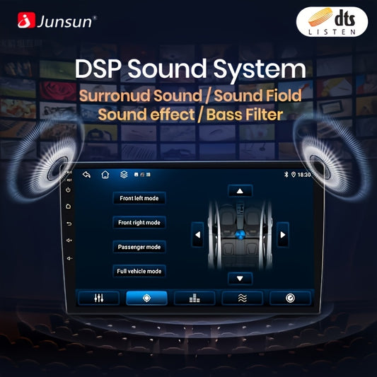 Multimedia Autoradio – Auto Audio Systeem – Navigatiesysteem – 2-DIN Speler – Carplay Android Auto – 9 Inch Touchscreen – Ingebouwde Wi-Fi
