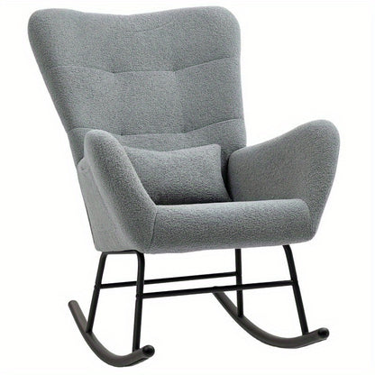Relaxstoel – Lounge Stoel – Tuinstoel – Fauteuil – Ergonomische Stoel – Stevig Hardhout & Metaal Frame – Afneembare Wasbare Hoes