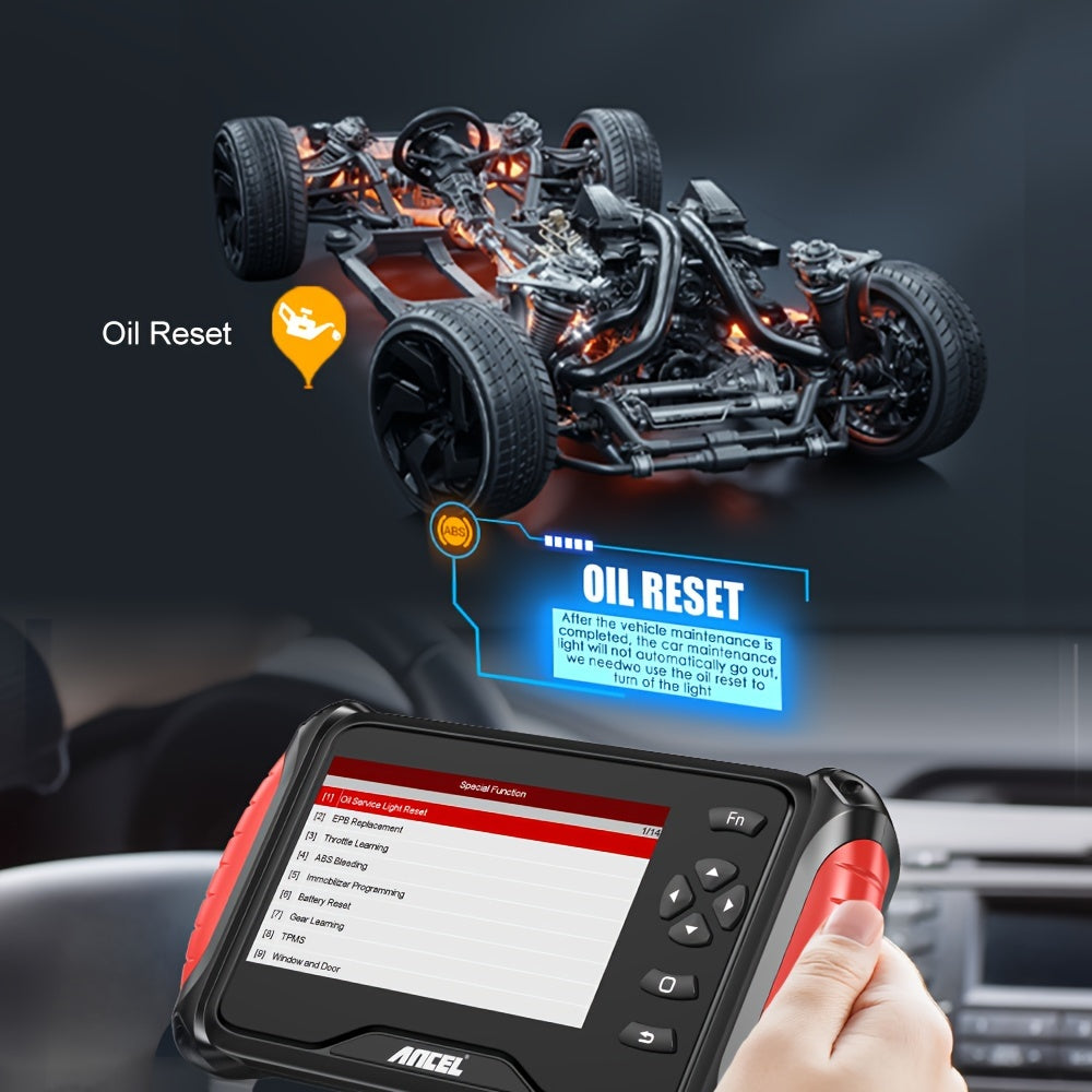 OBD2 Codelezer – Foutcode Scanner – Auto Diagnosetool – Foutcodes Uitlezen – WiFi Updates – Real-Time Dataweergave – USB Voeding Zonder Batterij