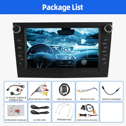 Autostereo – Autoradio – Multimedia Speler – Navigatiesysteem – CarPlay – 7 Inch HD IPS Touchscreen – Android 14.0 – Met AHD Achteruitrijcamera – Draadloos WiFi & GPS