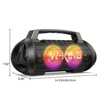 Bluetooth Speaker – Draadloze Speaker – Draagbare Luidspreker – Outdoor Speaker – Mini Speaker – 90W Krachtig Geluid – IPX6 Waterdicht Met Lichtshow