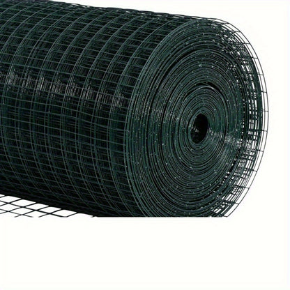 Tuinomheining – Tuinafscheiding – Tuinafsluiting – Borderafscheiding – Groen – Gegalvaniseerd Staal – 2 Sets van 1 Meter – 25 cm Hoogte