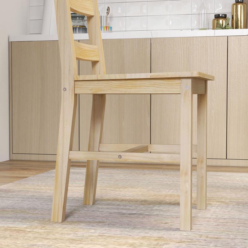 Eettafelset – Eetkamerset – Eethoek – Keukentafelset – Zitgroep – Ruimtebesparend Rechthoekig Ontwerp – Licht Beige Massief Hout