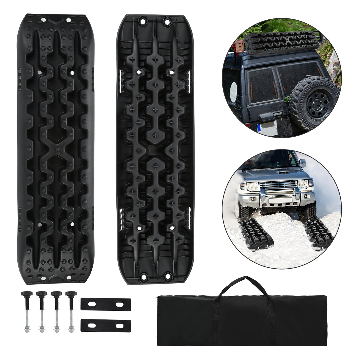 Sleepplank – Zandplaat – Gripmat – Traction Board – Recovery Pad – Hoge Draagkracht Tot 10 Ton – Duurzaam Versterkt Nylon