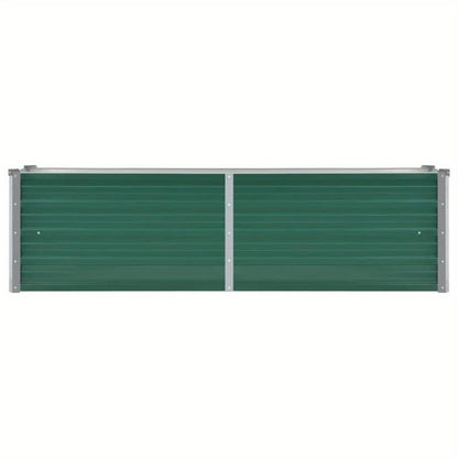 Verhoogde Tuinbak – Bloembak – Plantbak – Tuinborder – Kweekbak – Verzinkt Staal – 160x40x45 cm – Duurzaam Buiten Gebruik – Geschikt Voor Kruiden En Bloemen