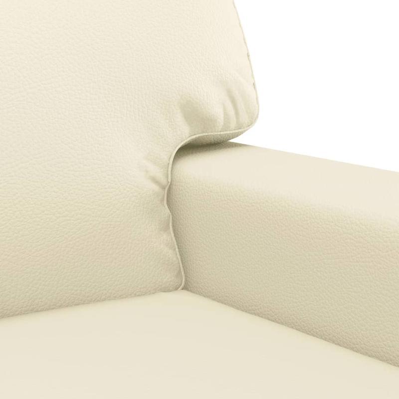 2-zits Slaapbank – Tweezits Bedbank – Logeerbank – Opklapbare Bank – Slaapstoel – Hardhouten Frame – Comfortabele Zitkussen 140 cm – Ruimtebesparend Design – Licht Beige