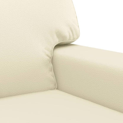 2-zits Slaapbank – Tweezits Bedbank – Logeerbank – Opklapbare Bank – Slaapstoel – Hardhouten Frame – Comfortabele Zitkussen 140 cm – Ruimtebesparend Design – Licht Beige