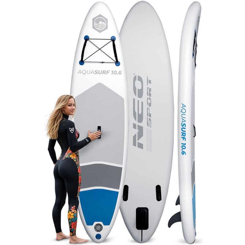 SUP Board – Stand Up Paddleboard – Inflatable SUP – Paddle Board – Waterboard – Lichtgewicht & Compleet Set – 320x84x15 cm Drop Stitch