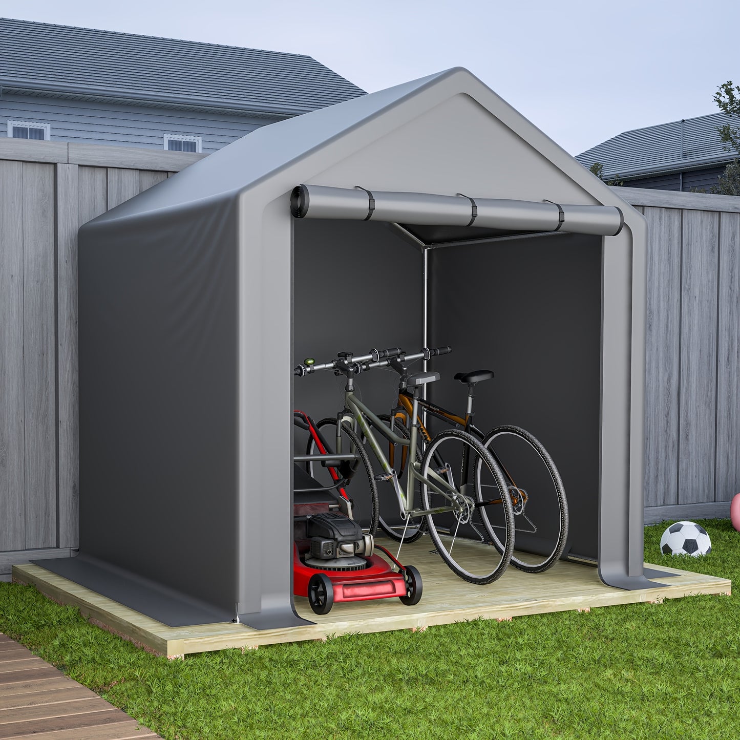 Kippenhok – Hokken – Dierenren – Kippenren – Buitenren – 3m x 4m – Waterdicht PE Doek – Veiligheidslot