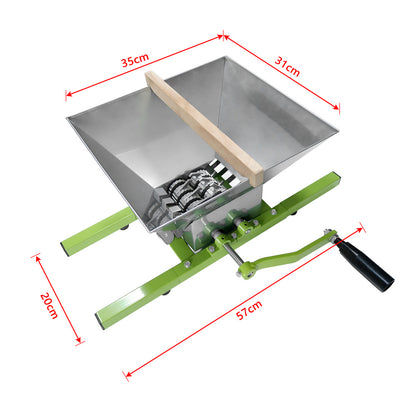 Handmatige Juicer – Fruitpers – Citruspers – Sapcentrifuge – Slowjuicer – 7 Liter Grote Inhoud – Robuust Metalen Ontwerp – Eenvoudig Schoon Te Maken