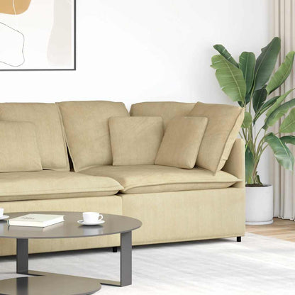 Modulaire Bank – Modulair Sofa – Hoekbank – Loungeset – Zitbank – Corduroy Stof – Stevig Metalen Frame – Grijsgroen