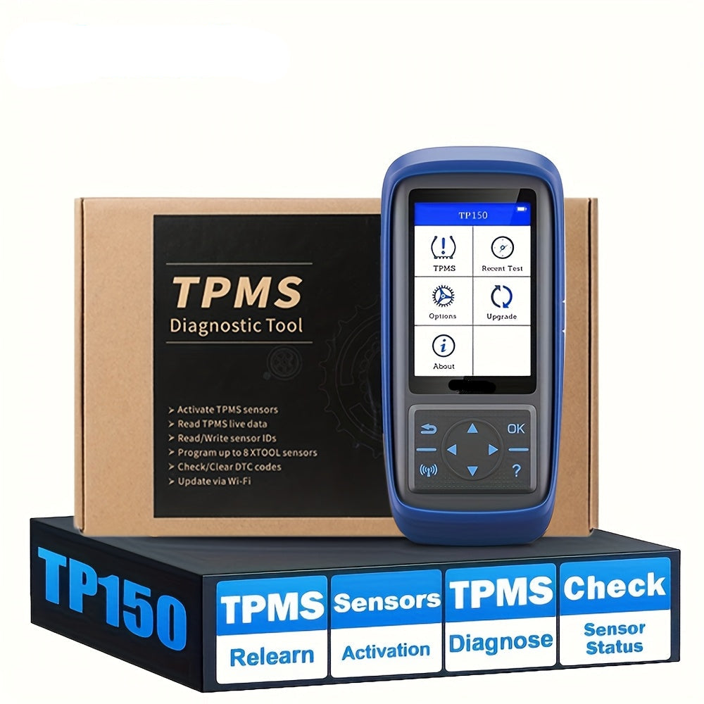 TPMS Programmeertool – Bandenspanning Tester – Sensor Activator – Reset Tool – Diagnoseapparaat – Wifi Updates – Kleurenscherm – Compact Design