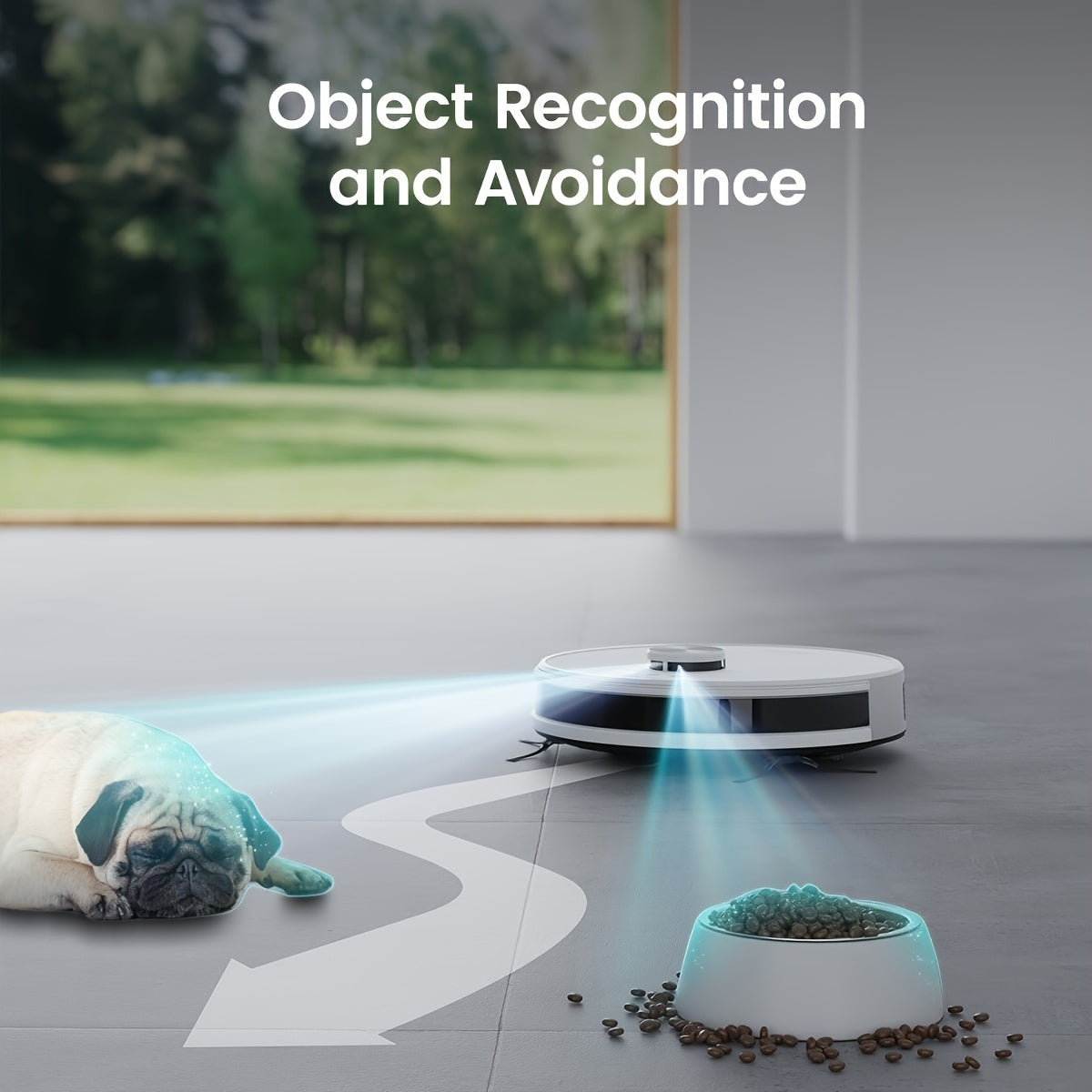 Robotstofzuiger – Robotstofzuiger Met Dweilfunctie – Robotstofzuiger Met Navigatie – Dweilrobot – Automatische Stofzuiger – LiDAR Navigatie – 5500Pa Zuigkracht – 200 Minuten Werkduur