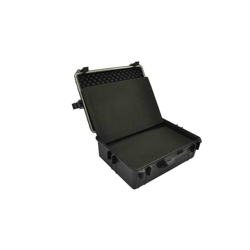 Transportkoffer – Opbergkoffer – Gereedschapskoffer – Equipment Case – Draagkoffer – Zwart – 35 Liter – Met Foamvoering – Duurzaam Polypropyleen Met Metalen Frame