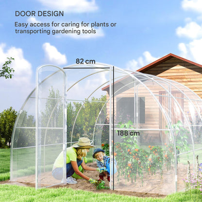 Kas – Kweekkas – Tuinkas – Broeikas – Plantenkas – Grote Afmeting 3x3 m – UV-bestendig PE 150 g/m²