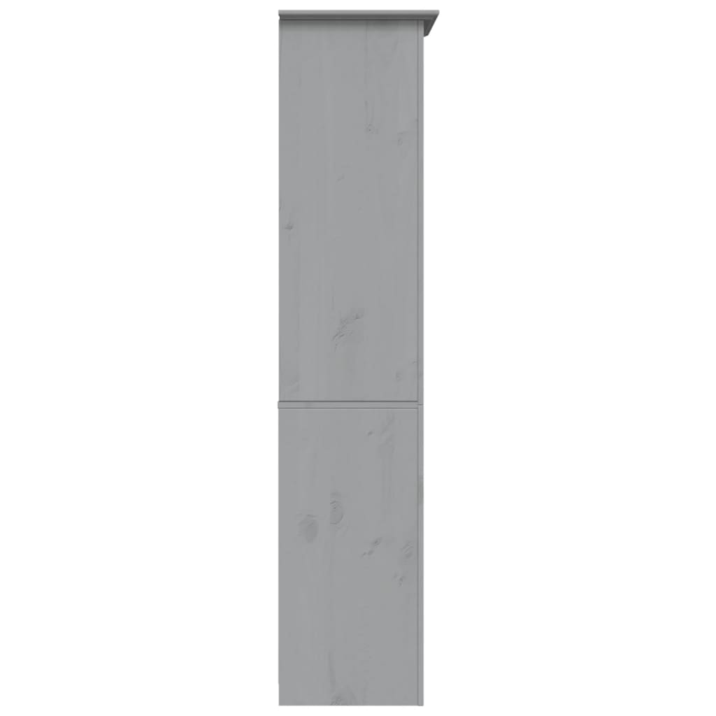 Boekenkast – Boekplank – Boekenrek – Opbergkast – Boekmeubel – Massief Grenenhout – 5 Planken – Grijs