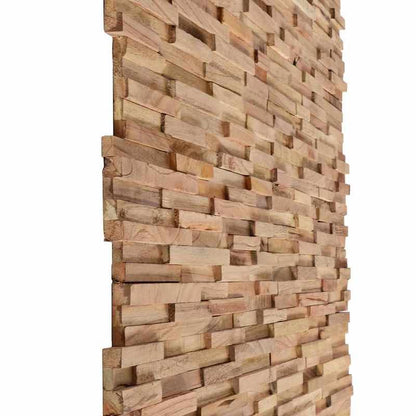 3D Houten Wandpanelen – Wandbekleding – Muurdecoratie – Plafondpanelen – Interieurpanelen – Massief Hardhout – 10 Stuks Mix Kleur – Weerbestendig & Eenvoudig Te Installeren