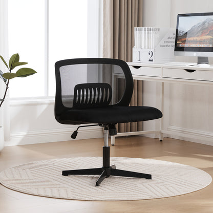Bureaustoel – Office Chair – Leesstoel – Woonkamerstoel – Draaistoel – Fluwelen Bekleding – Schommelfunctie & Hoogteverstelbaar