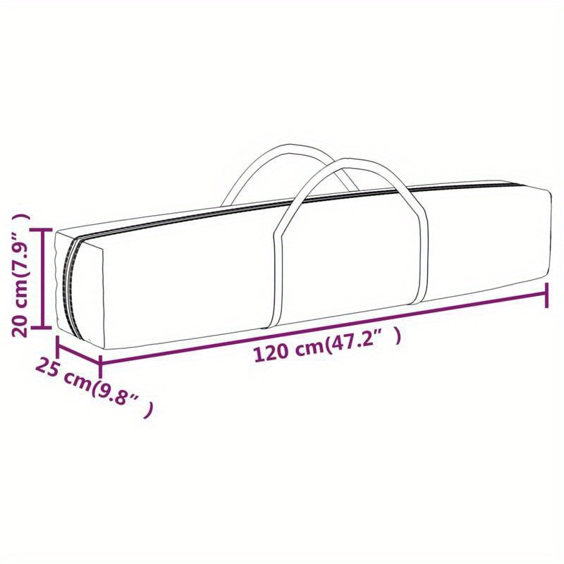 Party Tent Foldable Taupe 3X3 M