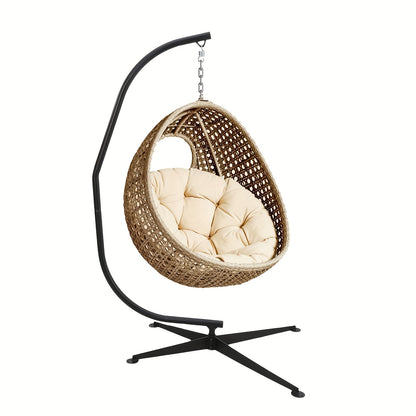 Hangmatstandaard – Hangmat Frame – Tuinstandaard – Hangstoel Standaard – Metalen Onderstel – 360° Draaibare Voet – Weerbestendig & Hoge Draagkracht tot 150 kg