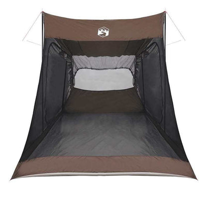 Autotent 2-Person Lightweight Camping Tent - Easy Setup, Durable Brown & Black Design with Mesh Ventilation, Zipper Closure for Outdoor Hiking, Fishing, Picnics, Hiking Shelter | Compact Design | Easycarry Bag, Camping Access