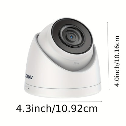 IP Beveiligingscamera – Bewakingscamera – Camerabeveiliging – Beveiligingssysteem – Turret Camera – 3K Ultra HD Resolutie – Kleurennachtzicht Tot 30 Meter