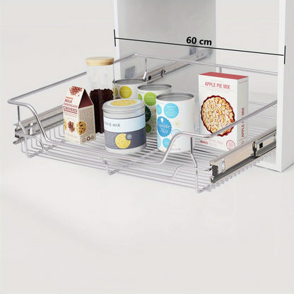 Ladeverdeler – Lade-organizer – Uittrekbare Organizer – Keukenlade Organizer – Metalen Ladeverdeler – 600 mm Breed – Duurzame Metalen Constructie