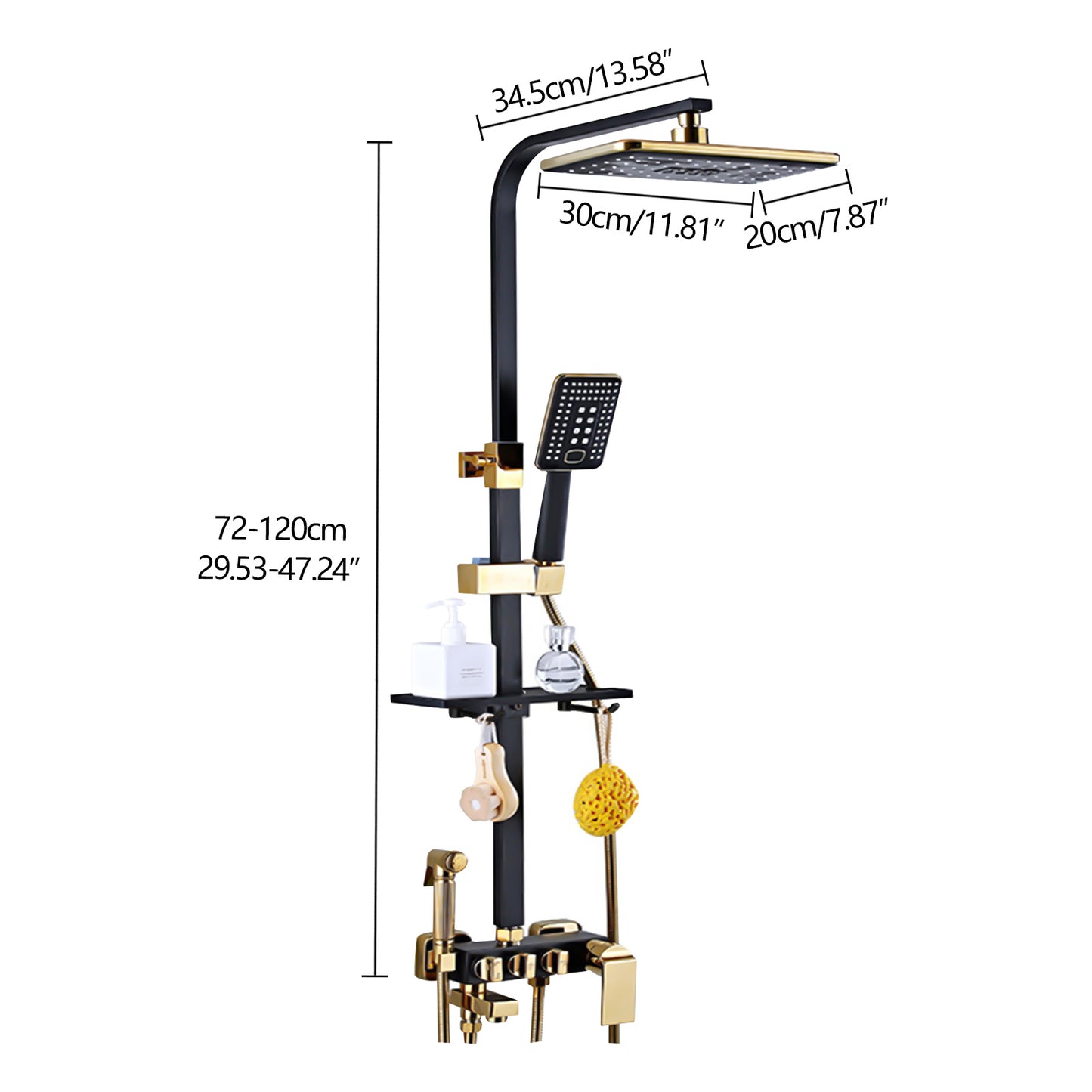 Badkraan – Badmengkraan – Douchekraan – Wandkraan – Mengkraan – Met Handdouche – Wandmontage – Modern Design