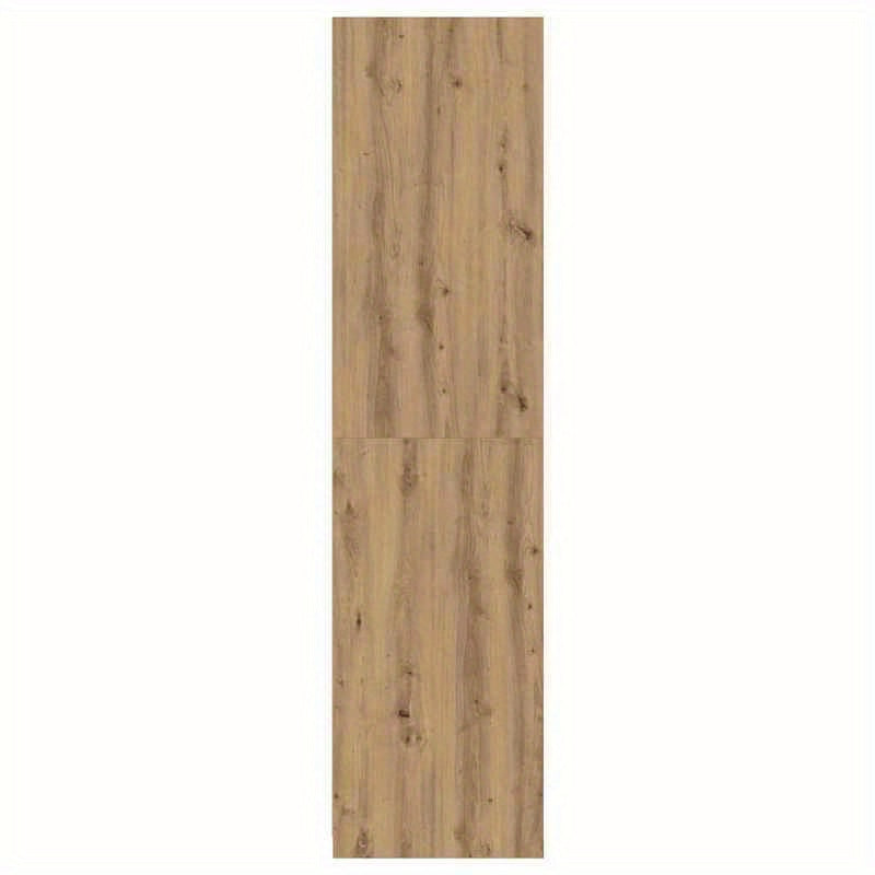 Kledingkast – Kledingrek – Garderobekast – Kledingopberger – Kledingmeubel – Bewerkt Hout – Compact 100x50x200 cm – Freestanding & Lichtgewicht
