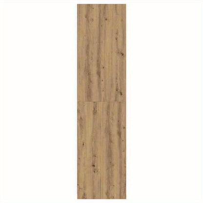 Kledingkast – Kledingrek – Garderobekast – Kledingopberger – Kledingmeubel – Bewerkt Hout – Compact 100x50x200 cm – Freestanding & Lichtgewicht