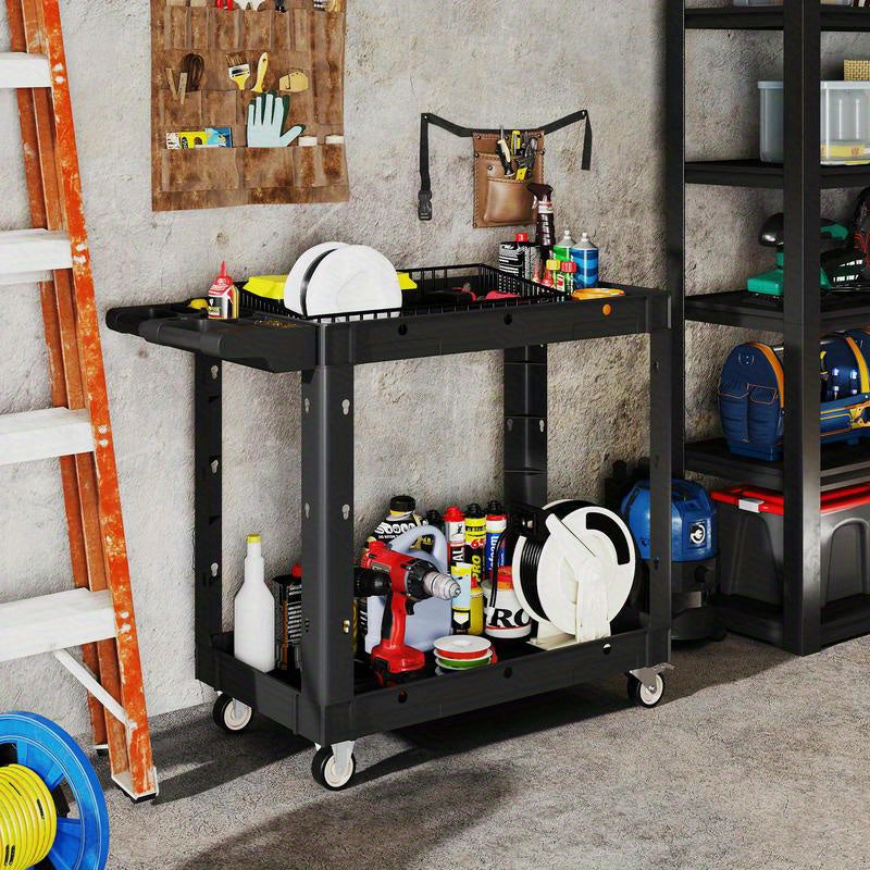 Multifunctional tool cart, storage cart, multi-layer tool tray, perfect gift for father and husband, professional maintenance tool cart for men