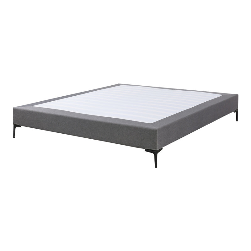 Tweepersoonsbed – Dubbelbed – Slaapbed – Bedframe – Boxspringbed – Donkergrijs – Afneembare Wasbare Stof – Stevig Multiplex Frame 140x200 cm