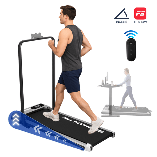 Loopband – Wandelband – Hardloopband – Treadmill – Walking Pad – Inklapbaar Design – 1,3 PK Motor & Bluetooth Connectiviteit