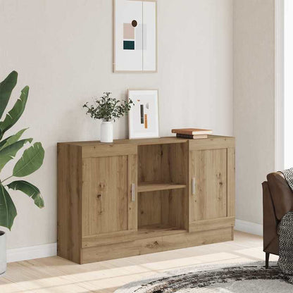 Simple Sideboard, Spacious Storage Cabinet with Display Shelf, Suitable for Kitchen, Living Room, Stylish Furniture, Provides Additional Storage Space And Home Decoration, Ensures Safety. Dresser 120X30.5X70 Cm Worked Artisan