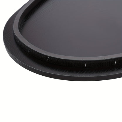 Standtafel – Beurstafel – Presentatietafel – Balie – Receptietafel – Zwart – Compact Formaat 90x90x40 cm – Stevig Hout-Kunststof Material