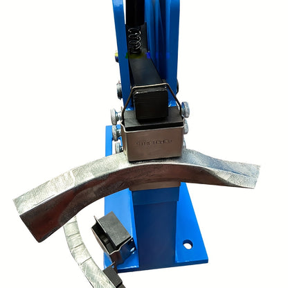 Plaatbewerkingstool – Krimp- en Rekwerktuig – Metaalvormgereedschap – Handbediend Gereedschap – Metaalbewerkingsinstrument – Tot 1,5 mm Plaatdikte – 216 mm Diepte – Robuust Metalen Design – Zonder Elektriciteit