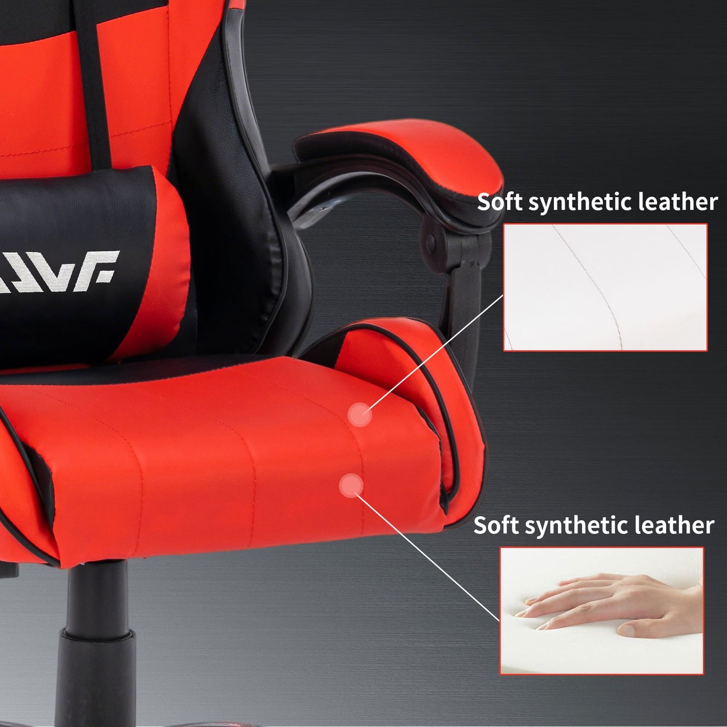 Gamingstoel – Gamestoel – Gaming Chair – Bureau Stoel – Game Stoel – Ergonomisch Ontwerp – Memory Foam Kussens – Verstelbaar – 360° Draaibaar – Roze/Wit