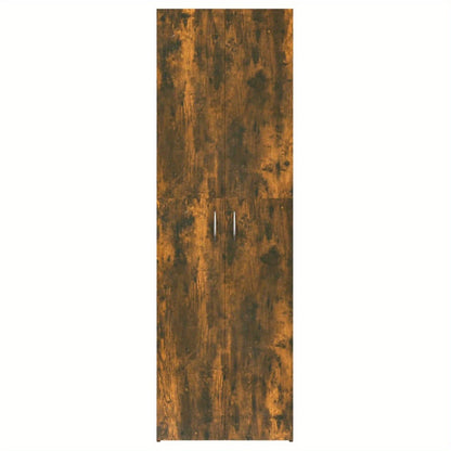 Archiefkast – Ladeblok – Dossierkast – Opbergkast – Kantoorkast – Smoked Oak – Hout – 60x32x190 cm – Multifunctioneel – Stevig