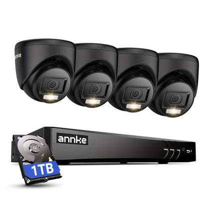 3K Beveiligingscamera – IP Camera – PoE Camera – Buiten Camera – Surveillance Camera – Tweeweg Audio – AI Detectie Mens & Voertuig – IP67 Waterdicht Met Kleurennachtzicht 30m